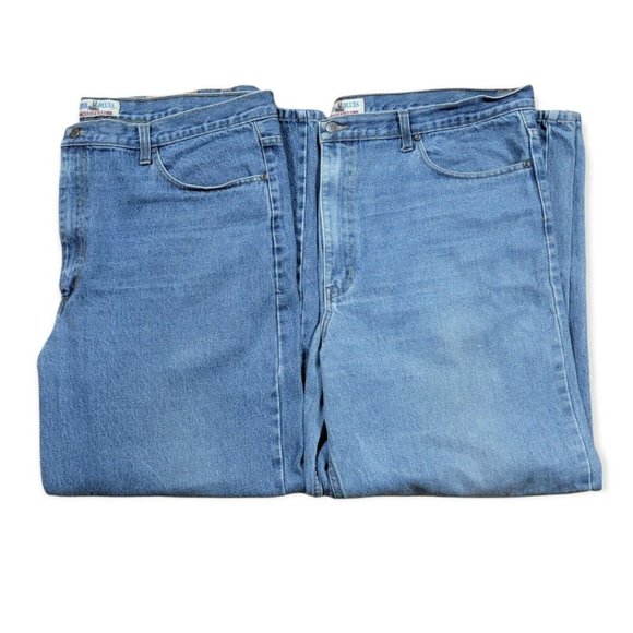 Vintage Mississippi River Blues Jeans 46 x 32 Relaxed Blue Bundle / Lot of 2